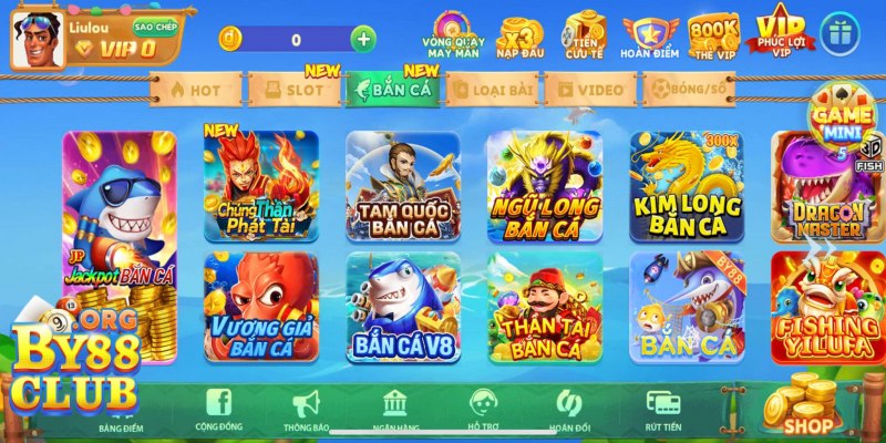 Khám phá kho game By88Club đầy ấn tượng